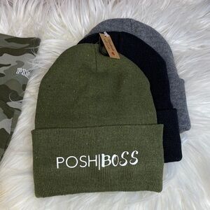 🆕🔥POSH | boss ❄️ Winter Beanie Hat with Fleece